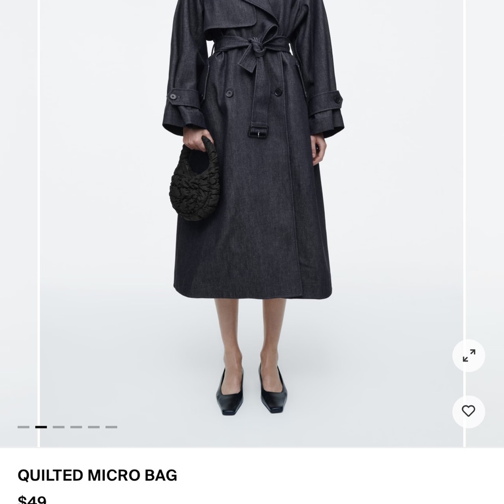 COS Brown Leopard Print Mini Bag - Picture 4 of 4